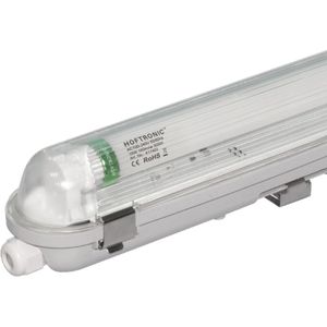 LED T8 TL armatuur IP65 120 cm 3000K 18W 2880lm 160lm/W Flikkervrij koppelbaar