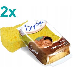 Syrena - Massage Badspons - Mix kleur - 2 Stuks