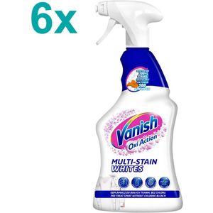 Vanish - Oxi Action - Vlekverwijderaar Spray voor Witte was - 6x 500 ml