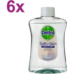 Dettol - Sensitive - Navulling - Handzeep – 6x 250 ml