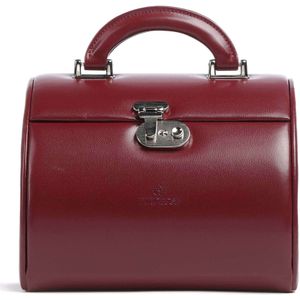 Windrose - Merino - Sieradendoos - Rood - Imitatieleer