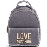 Love Moschino Denim Icon Rugzak blauw