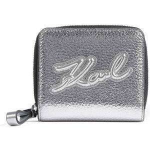Karl Lagerfeld Signature Portemonnee zilver