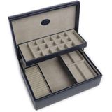 WINDROSE - Merino Moda Charmbox - Sieradendoos - Donkerblauw