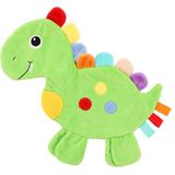 Toi-toys Knisperdoekje Dino Junior Pluche 35 Cm Groen