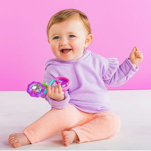 Baby rammelaar rattle & shake paars