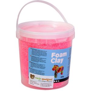 Foam klei neon roze 560 gr