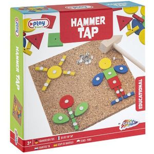 Grafix Hamertje Tik | 74-delig | Geschikt voor kinderen vanaf 3 jaar | Stimuleert creativiteit en motoriek