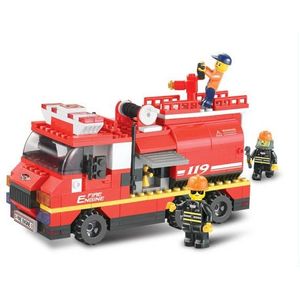 Sluban bouwsteentjes brandweerwagen L