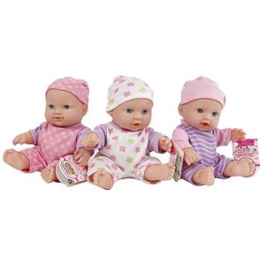 Babypop Mini - 20 cm - 3 assorti -sintcadeau kind - kerstcadeau kind - verjaardag cadeau kind