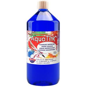 Waterverf aqua tint donkerblauw | 1000ml