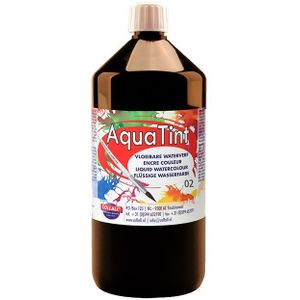 Waterverf aqua tint zwart | 1000ml
