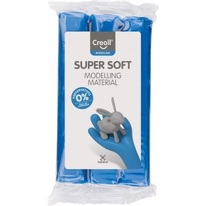 Creall super soft klei blok blauw 500gr