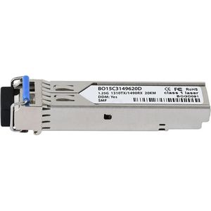 BlueOptics FibroLAN SF1G-SF13C compatibele SFP BO15C3149620D, Zendontvangers, Grijs