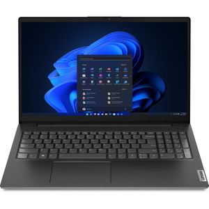 Lenovo NB 15.6 RYZ5-5625U 8GB 256SSD W11P ESSENTIËLE BUNDEL GARANZIA 2Y (15.60", 256 GB, 8 GB, IT, AMD Ryzen 5 5625U), Notebook, Zwart