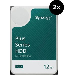 Synology 2 Plus 3.5"" SATA 6Gb/s Festplatten 12 TB (12 TB, 3.5"), Harde schijf
