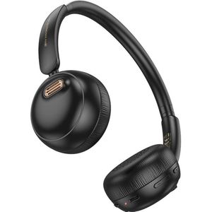 Hoco - W62 - Koptelefoon - Zwart - Draadloos - Bluetooth 5.3