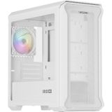Genesis - Irid 503 - PC-behuizing - Wit - Mini Tower - Transparante Behuizing