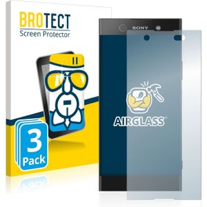 BROTECT AirGlass kogelwerende glasfolie (3 Stuk, Sony Xperia XA1 Ultra), Smartphone beschermfolie