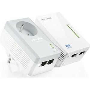 TP-Link TL-WPA4225 KIT PowerLine Netwerkadapter Ingebouwde Ethernetpoort WLAN (e) (500 Mbit/s), Powerline, Wit