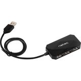 Natec- USB Hub- NHU-0647- Zwart