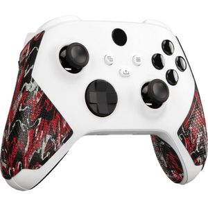 Lizard Skins DSP Controller Grip voor Xbox Series X - Wildfire Camo (Xbox serie S, Xbox serie X), Accessoires voor spelcomputers, Grijs, Zwart, Rood