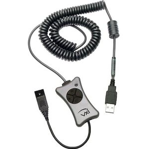 VXI Accessoires X200-G USB-adapter, QD naar USB, DSP, NC, Dempen, Accessoires voor koptelefoons