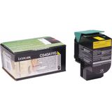 Lexmark C54x, X54x 1K gele retourprogr. tonercartr.