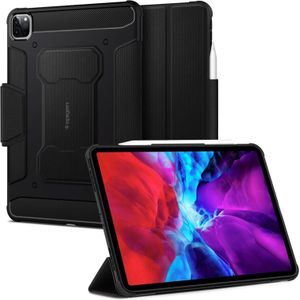 Spigen Robuust pantser Pro (iPad Pro 11 2020 (2e generatie), iPad Pro 11 2018 (1e Gen)), Tablethoes, Zwart