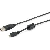 equip USB A - Micro (1 m, USB 2.0), USB-kabel