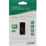 InLine 66776 geheugenkaartlezer USB 2.0 Zwart