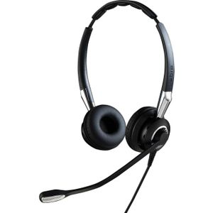 GN Netcom Jabra Biz 2400 II Duo BW (Bedraad), Kantoorheadset, Zwart
