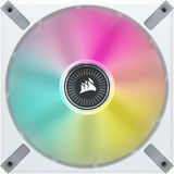 CORSAIR ML140 RGB ELITE - 140 mm RGB-Fan - Wit Frame - Set van 2