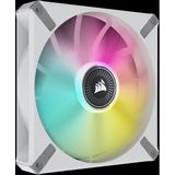 CORSAIR ML140 RGB ELITE - 140 mm RGB-Fan - Wit Frame - Set van 2