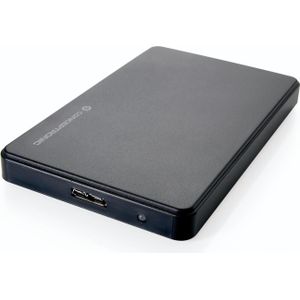 Conceptronic CHD2MUSB3B behuizing voor opslagstations HDD-behuizing Zwart 2.5" Stroomvoorziening via USB