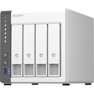 QNAP - TS-433-4G - Netwerkopslag - Wit - 4-Bay (0 TB)