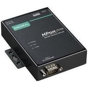 Moxa NPORT P5150A-T - 1-poorts RS-232422485 PoE apparaatserver, bedrijfstemperatuur van -40 tot 75C, Printer server