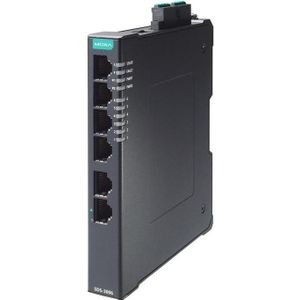 Moxa Kompakter industrieller Smart-Ethernet-Switch mit 6 10100BaseT(X)-Ports, Dual 122448, Netwerkschakelaar