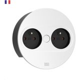 BACHMANN - Twist 2 - 2xUTE - 2,0m - RAL9010 - Geschikt voor Keuken