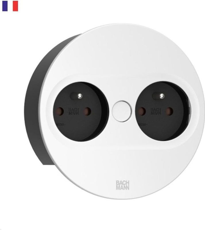 BACHMANN - Twist 2 - 2xUTE - 2,0m - RAL9010 - Geschikt voor Keuken