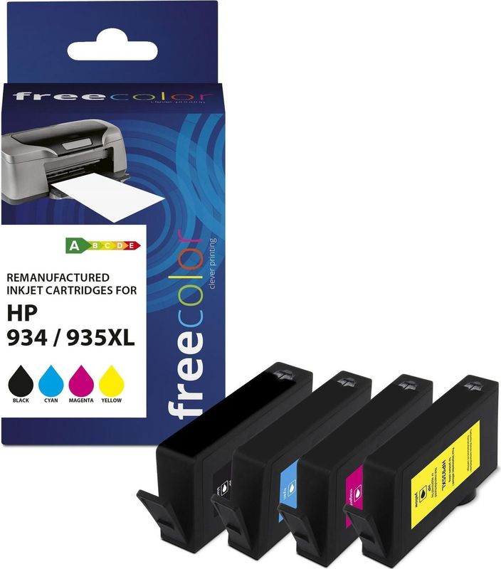 Freecolor, Inkt, Inkt 934/935 XL Multipack Kleur (Kleur)