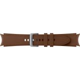Samsung Hybride lederen band (20 mm, Leer, Fluorelastomeer), Horlogebandjes, Brons