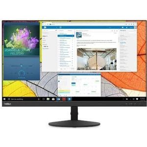 Lenovo ThinkVision S27q-10 (2560 x 1440 pixels, 27"), Monitor, Zwart