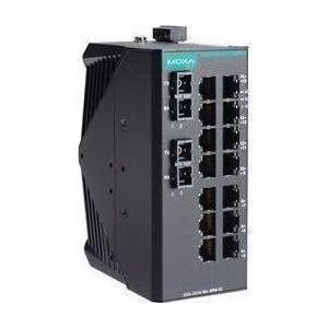 Moxa EDS-2016-ML-MM-SC-T - Unmanaged Ethernet-switch met 14 10/100BaseT(X)-poorten (14 ports), Netwerkschakelaar
