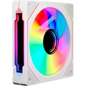 Abysm Gaming AB311302W (120 mm, 1 x), PC ventilator, Wit