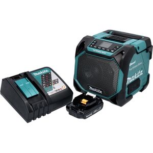 Makita DMR 203 RA1 Bluetooth luidspreker 12 V 18 V IP64 + 1x batterij 2.0 Ah + lader, Bluetooth luidspreker