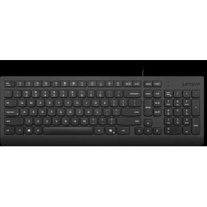 Lenovo Essent.Wired Keyboard (IT, Bedraad), Toetsenbord, Zwart