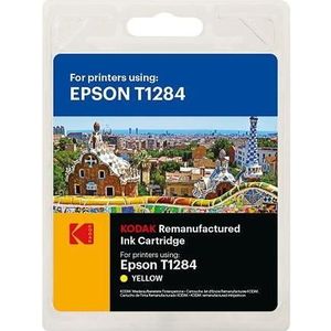 Kodak, Inkt, 185E012804 EPSON T1284 SX inkt geel rebuilt 260pages blister 3,5ml