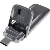 Xlyne 7612800 USB-stick 128 GB Grijs 7612800 USB-C USB 3.2 (Gen 2)