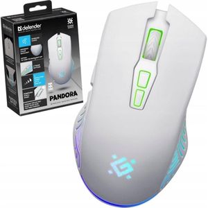 Defender PANDORA RF 3200DPI 7P - Draadloze Gaming Muis - Wit